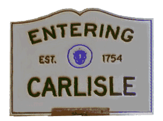 Entering Carlisle Roadsign